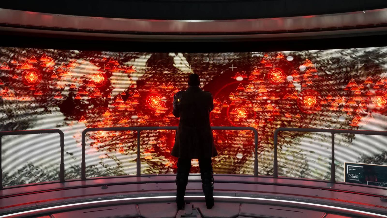 the first descendant alpha staring at emergency map