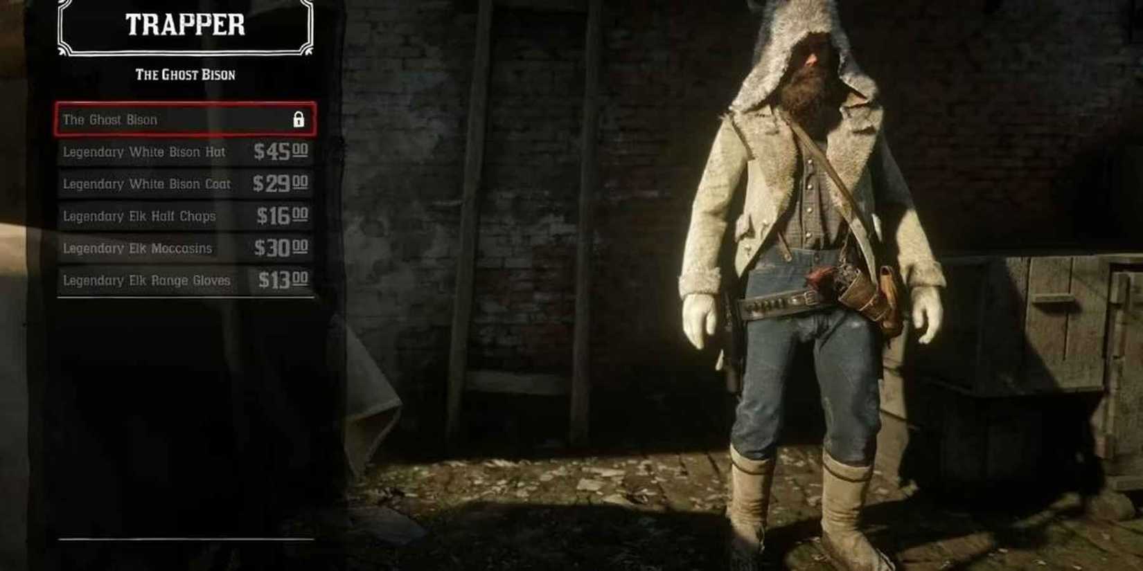 Red Dead Redemption 2 - The Ghost Bison Outfit