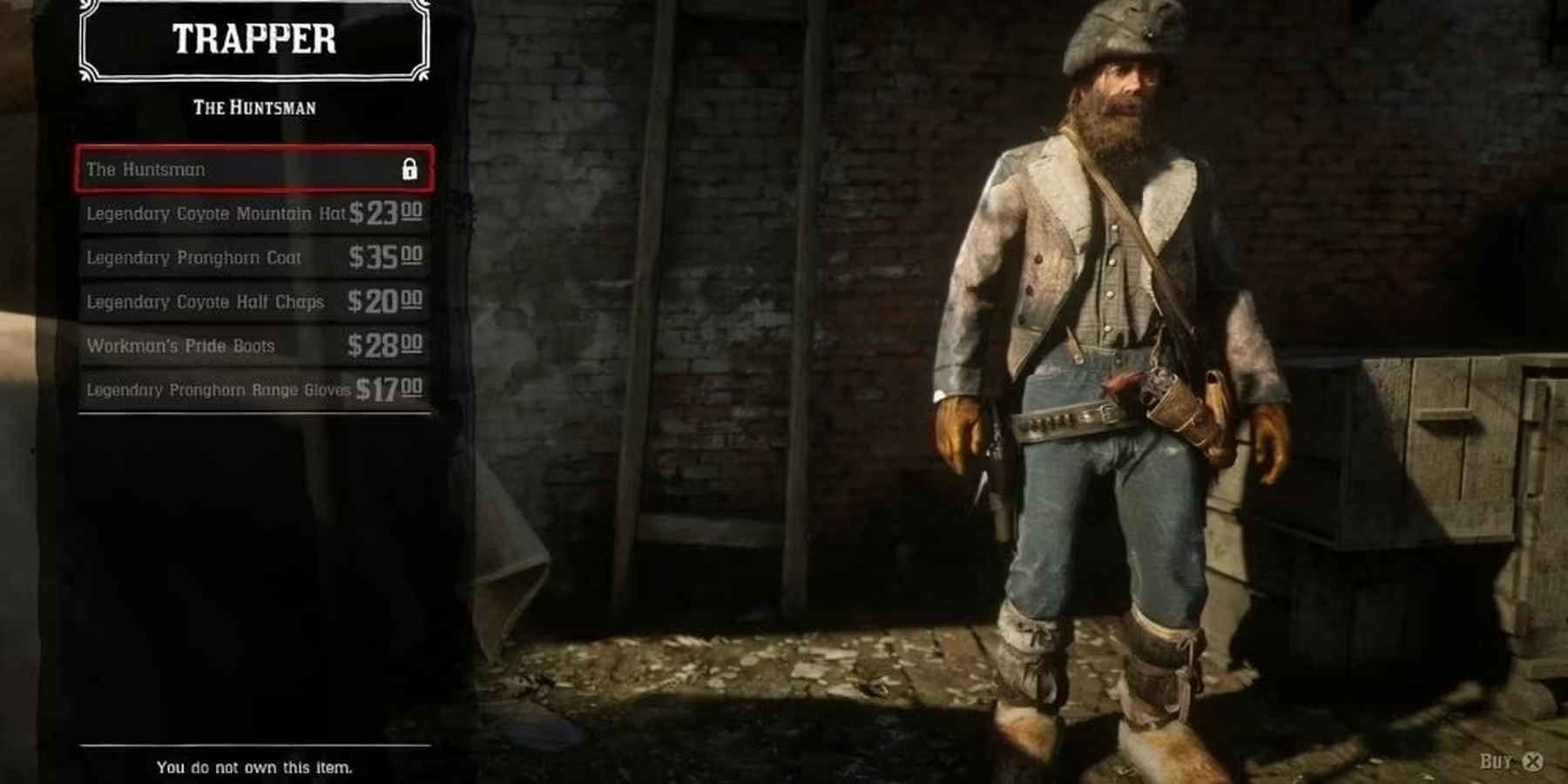 The Huntsman Outfit in Red Dead Redemption 2 