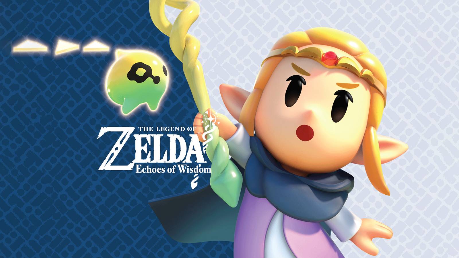 The Legend of Zelda Echoes of Wisdom GameStop fabric poster 2x1 upscaled crop