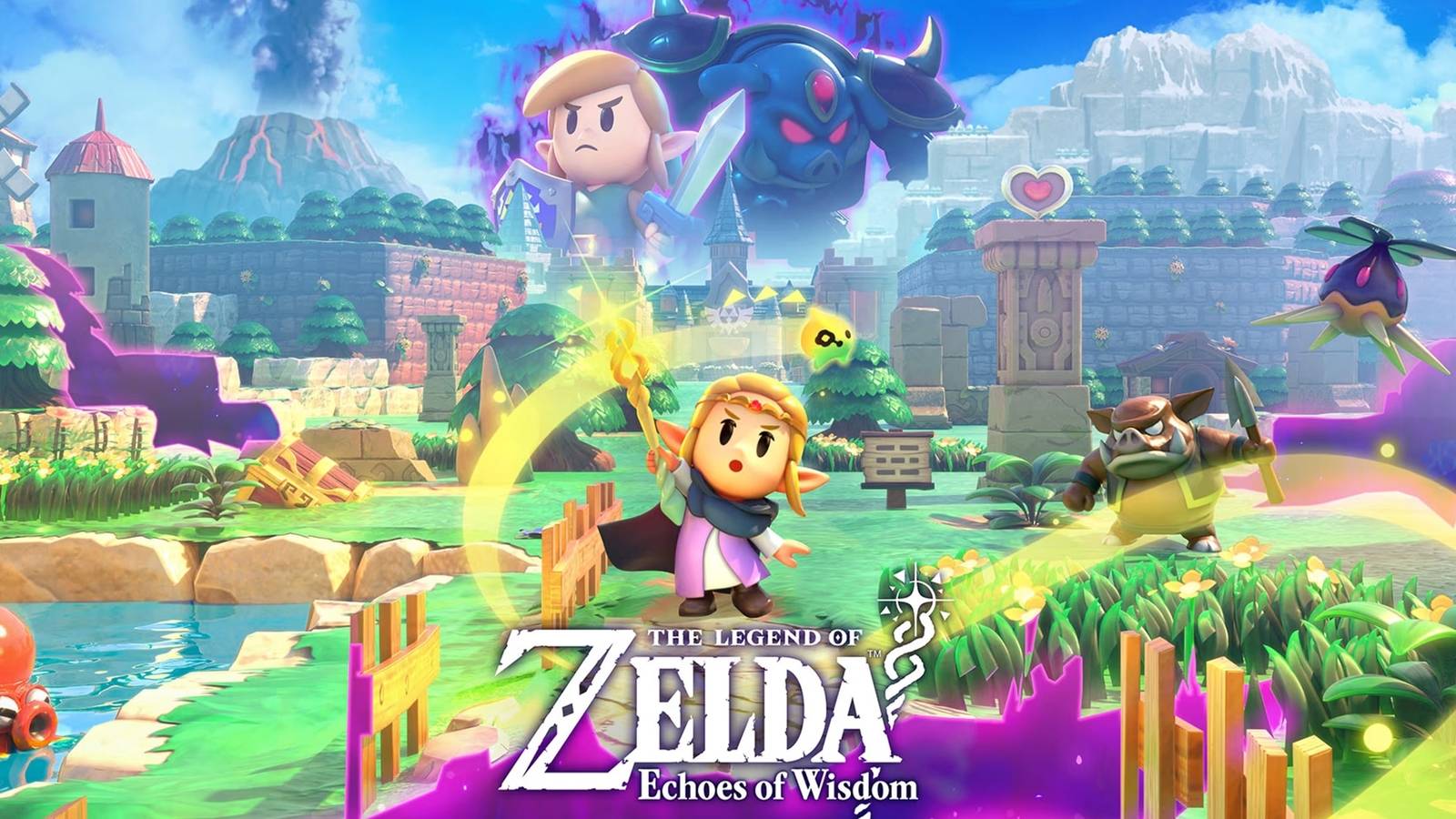 The cover image for The Legend of Zelda: Echoes of Wisdom