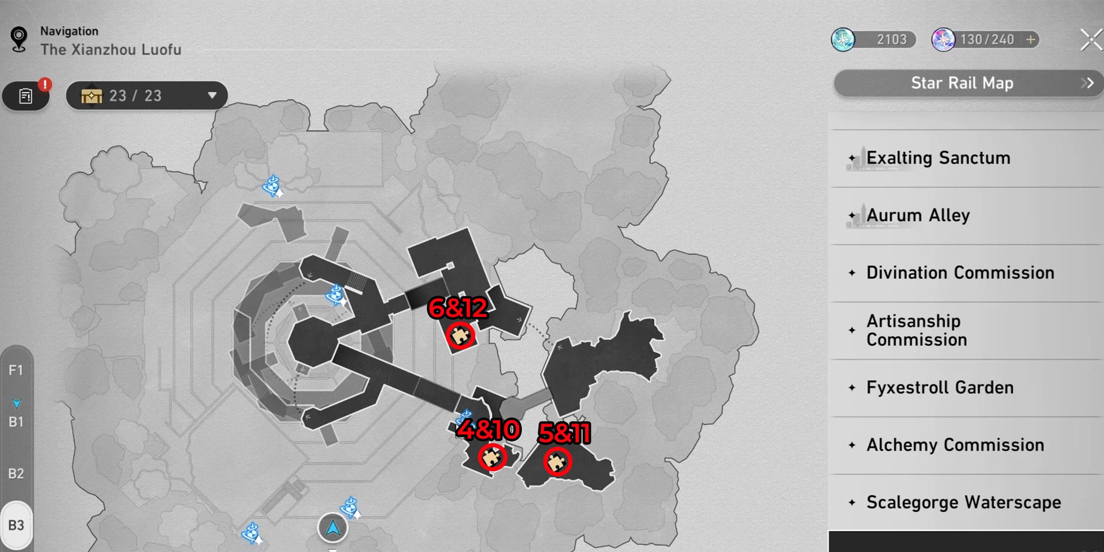 Hexanexus: Remake Locations & Solutions In HSR - Honkai: Star Rail