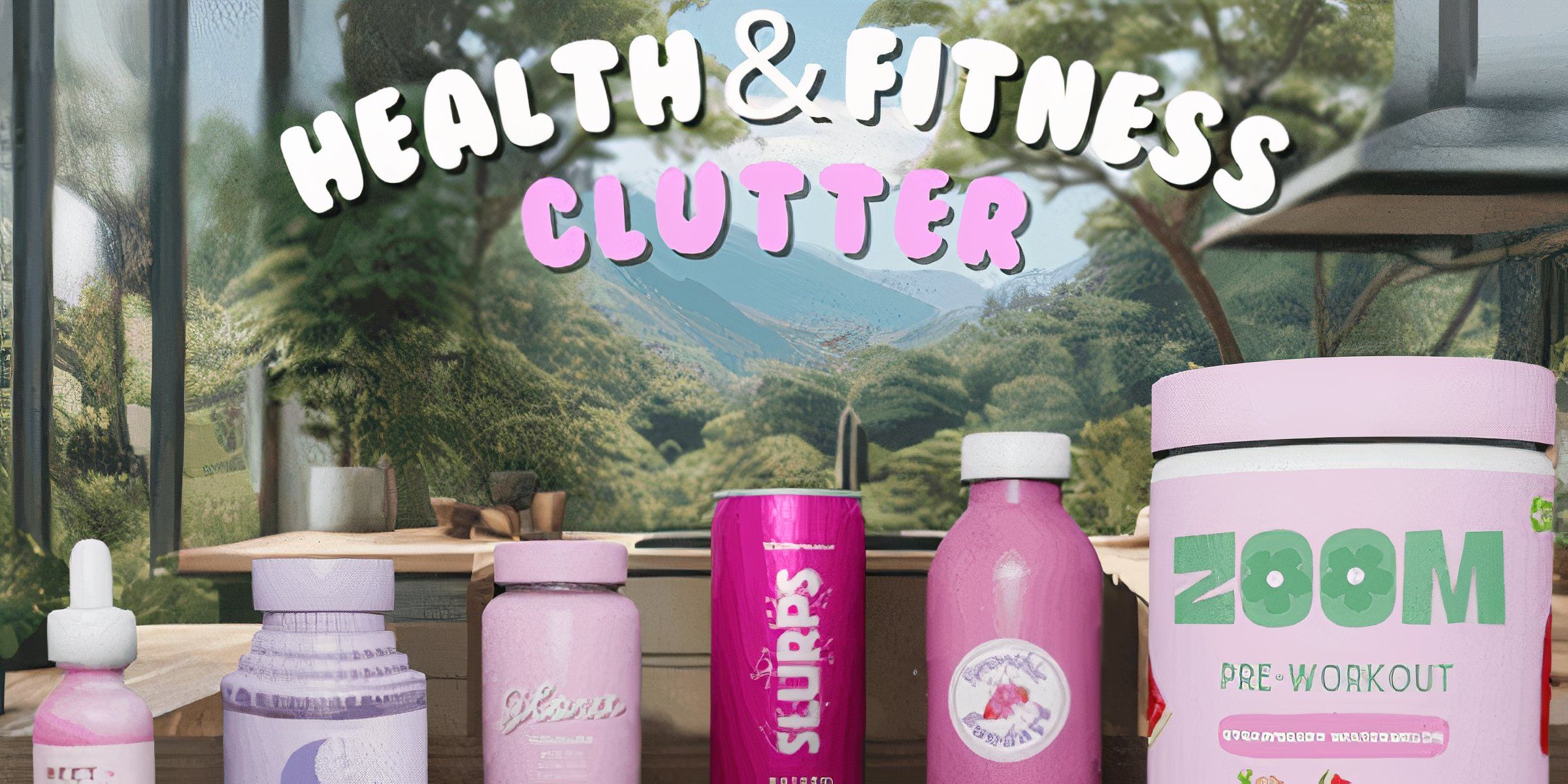 New clutter items from the Health & Fitness Stuff mod