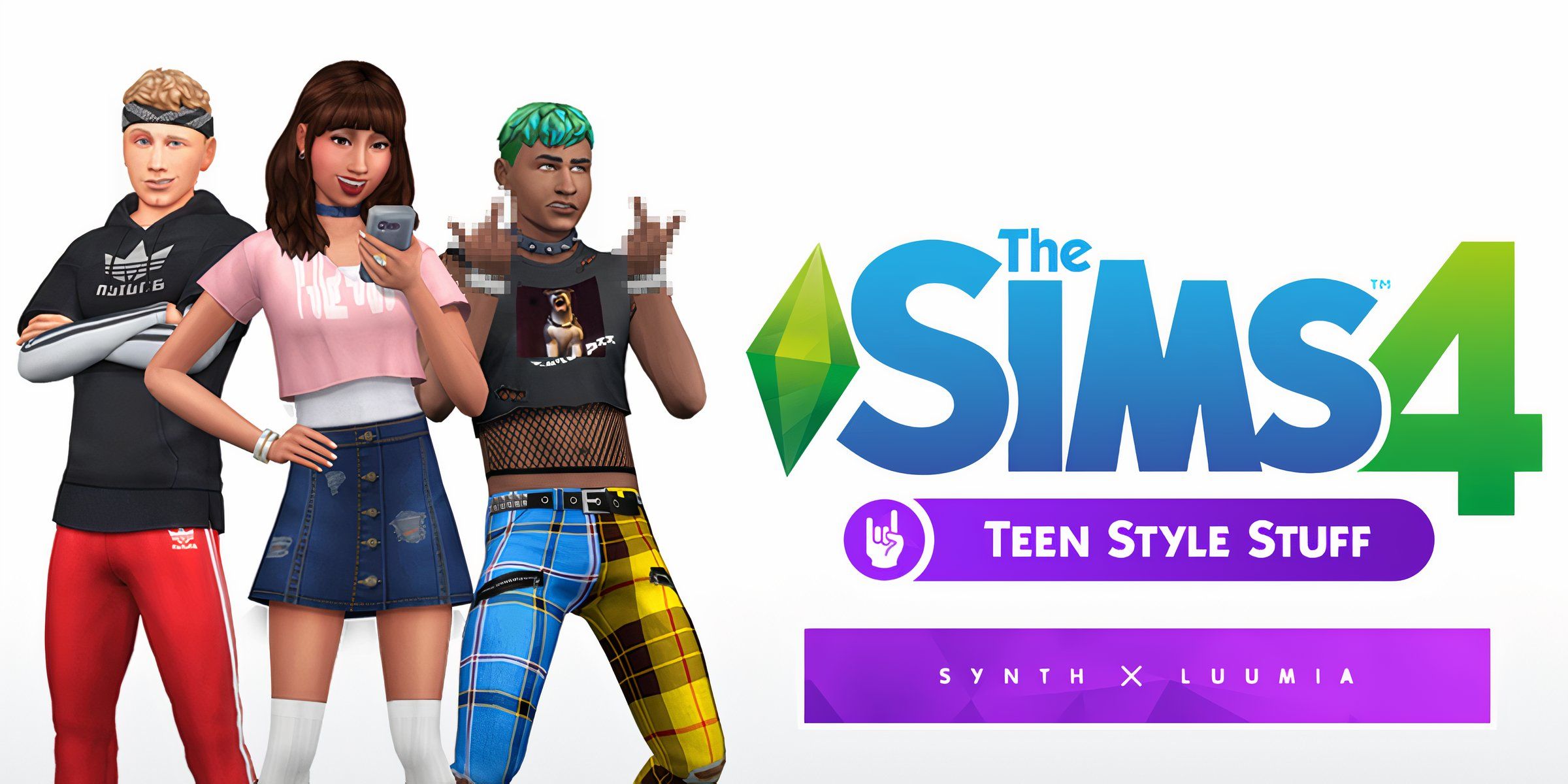 New outfits and accessories from the modded Teen Style Stuff pack