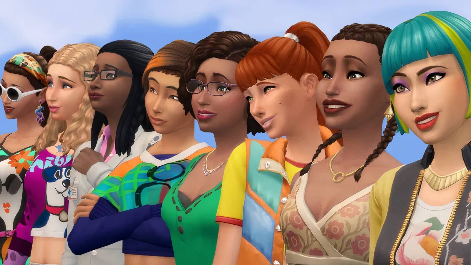 group of sims from the sims 4