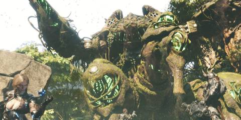 The Swamp Walker boss in The First Descendant