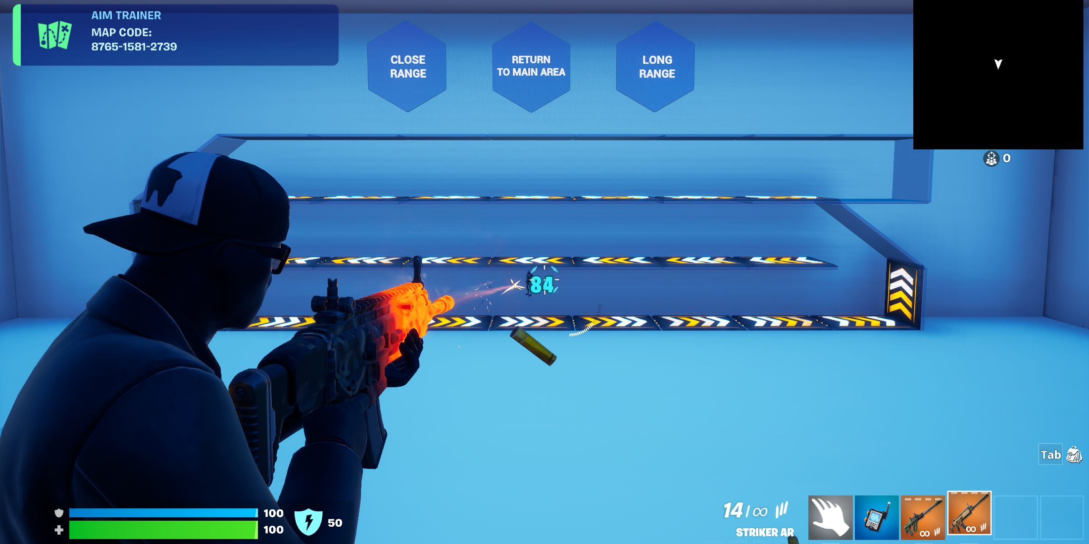 Best Aim Training Map Codes in Fortnite