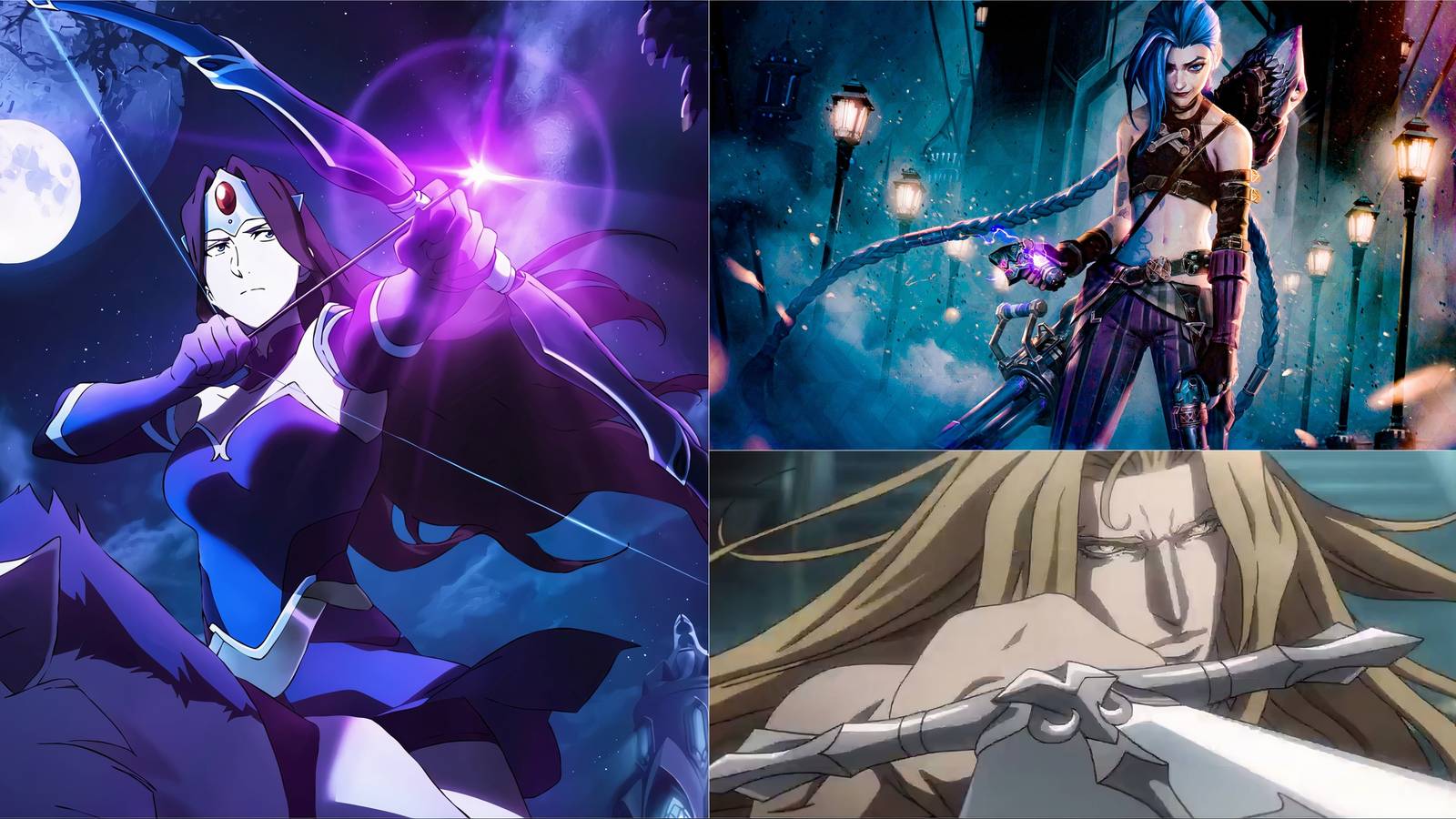 title image dark fantasy animated shows that are not anime