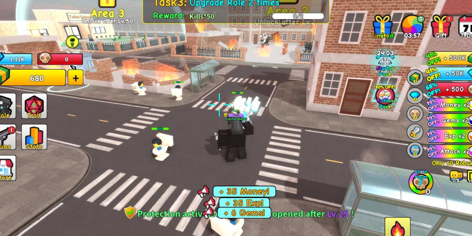 Toilet Fighter Simulator players