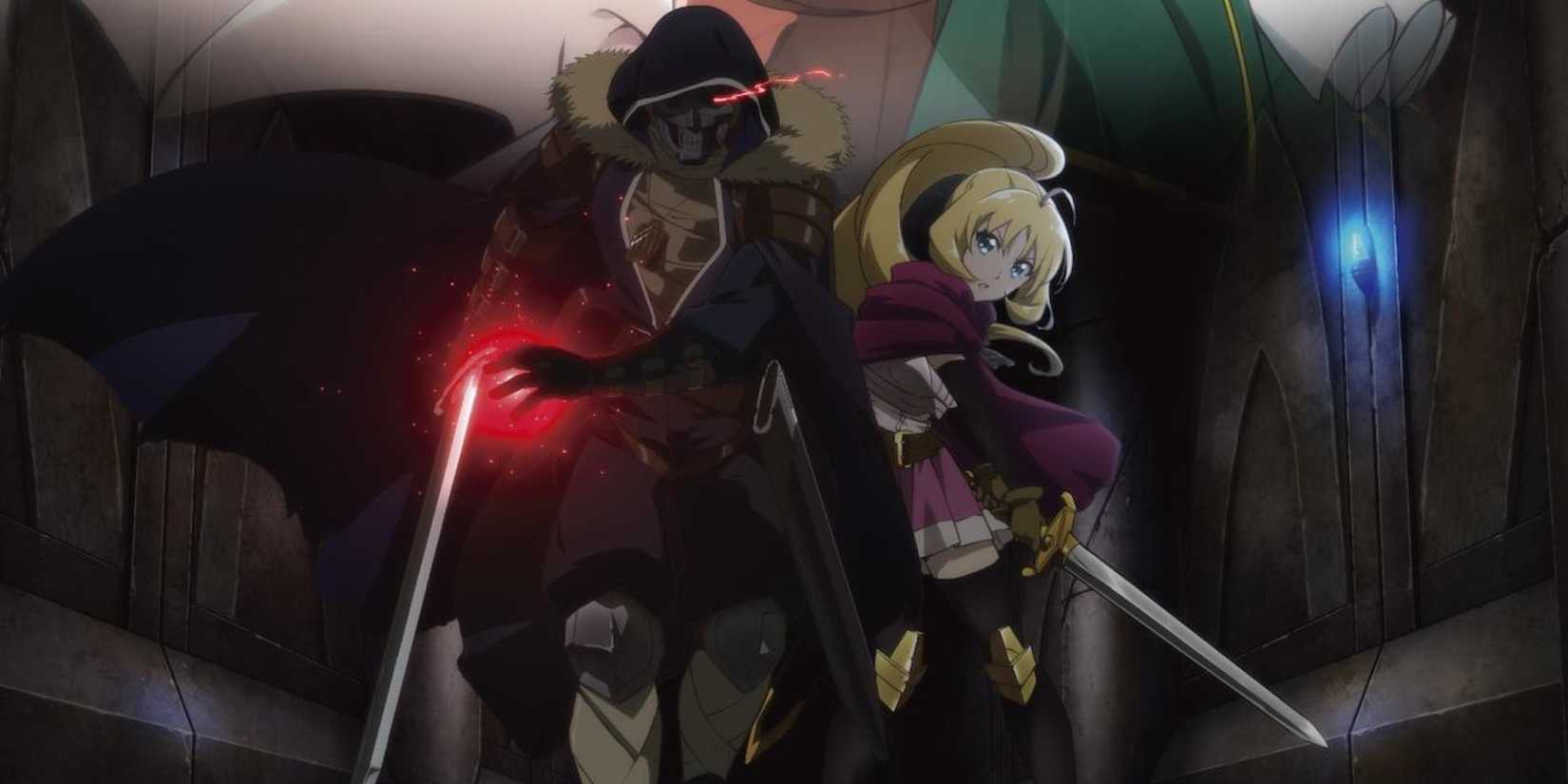 Two characters holding swords in The Unwanted Undead Adventurer