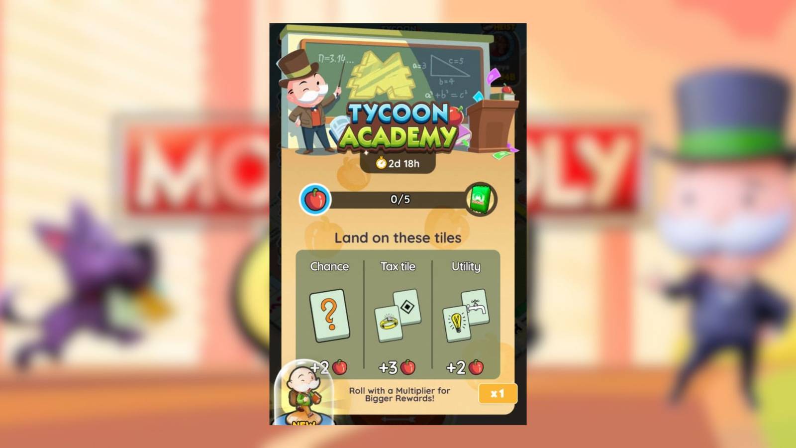 tycoon academy monopoly go