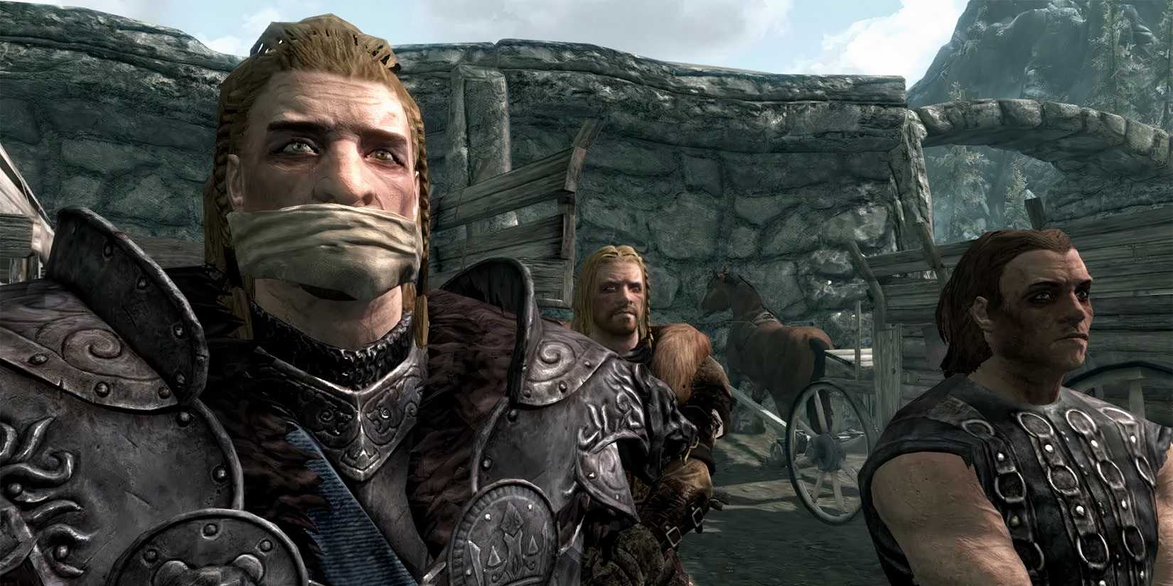 Ulfric Stormcloak at the beginning of The Elder Scrolls 5 Skyrim