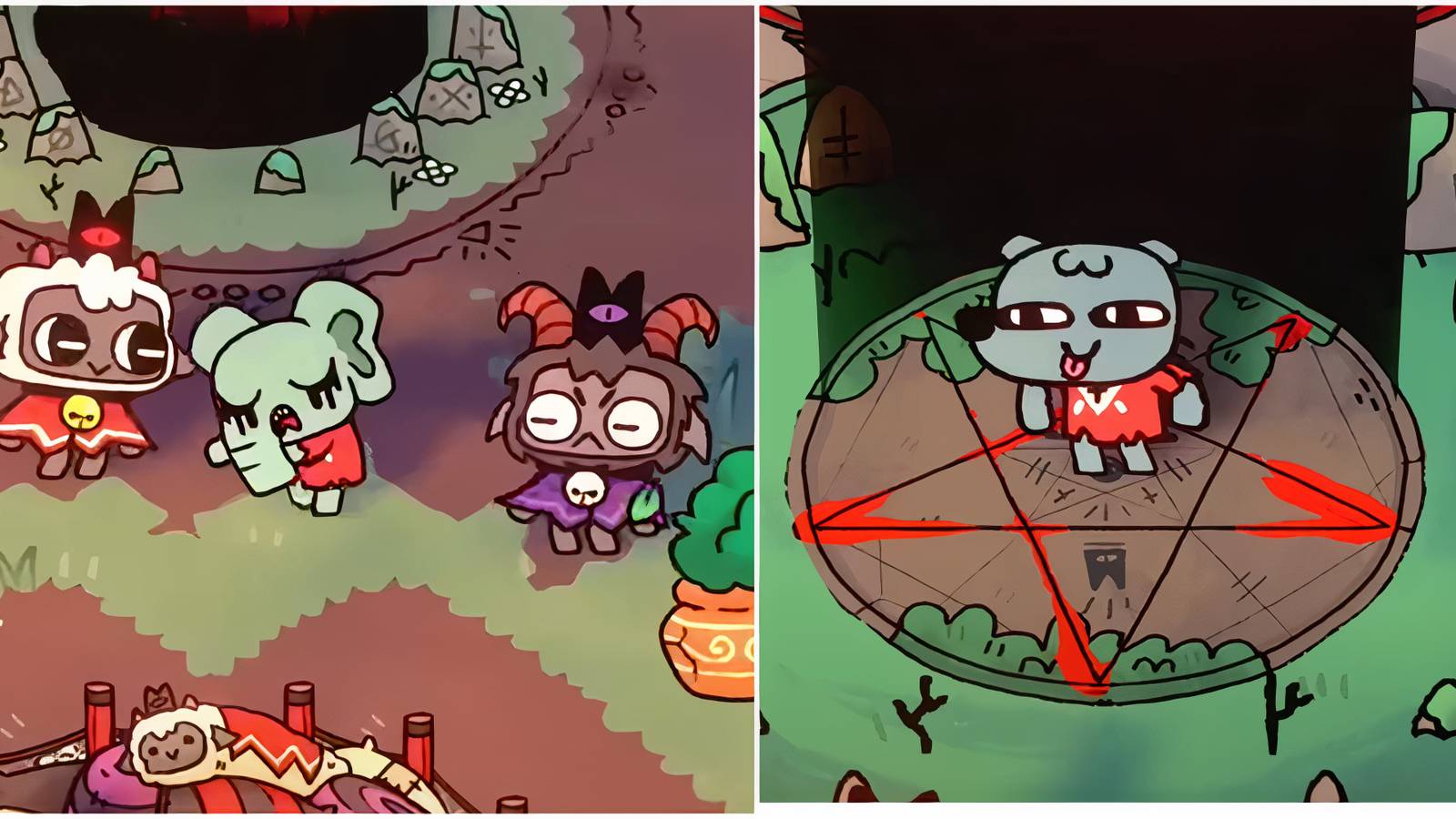 unholy alliance followers traits cult of the lamb