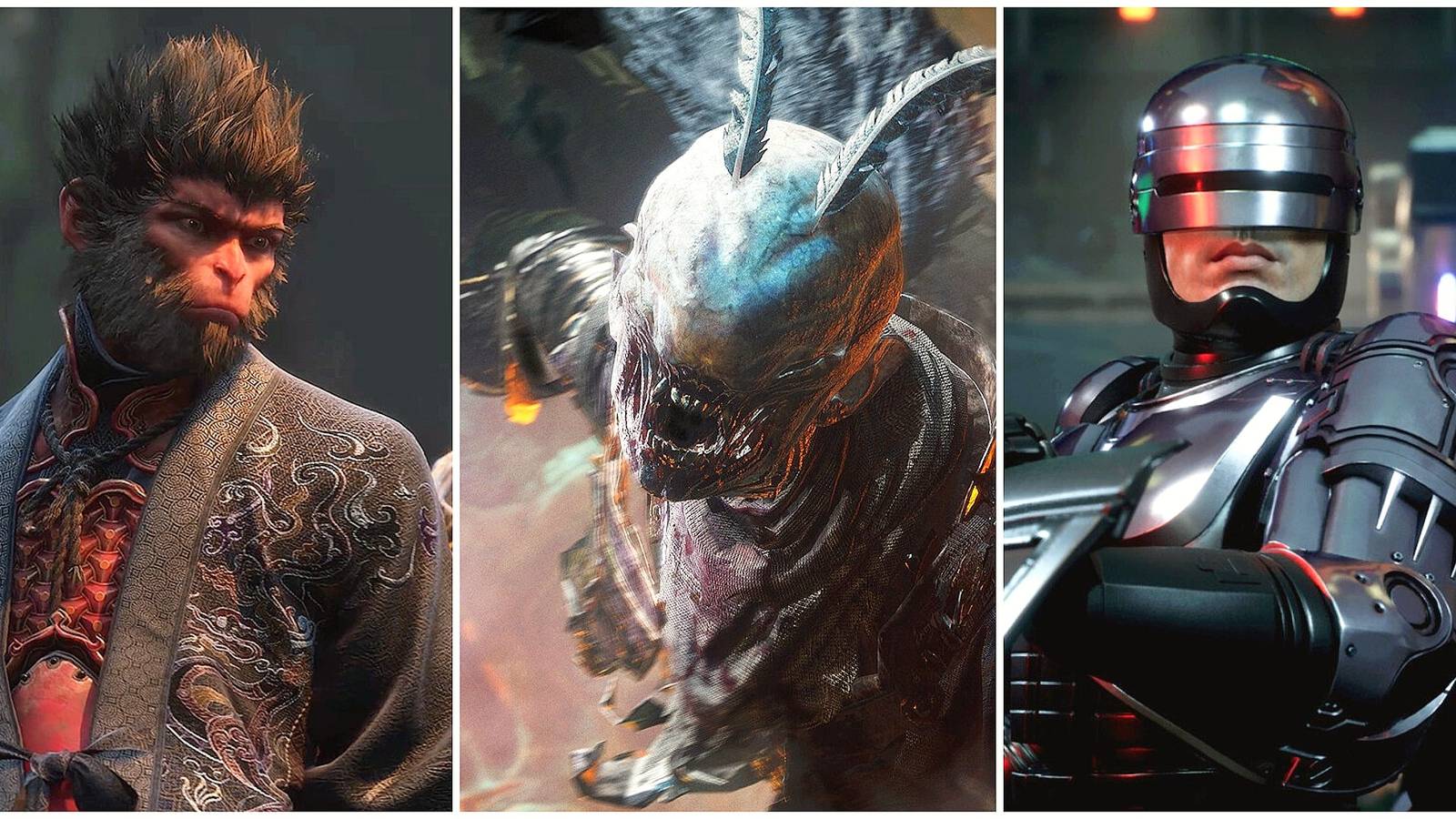 Unreal Engine 5 Best Games With Great Graphics include Black Myth Wukong, RoboCop Rogue City, and Lords of the Fallen