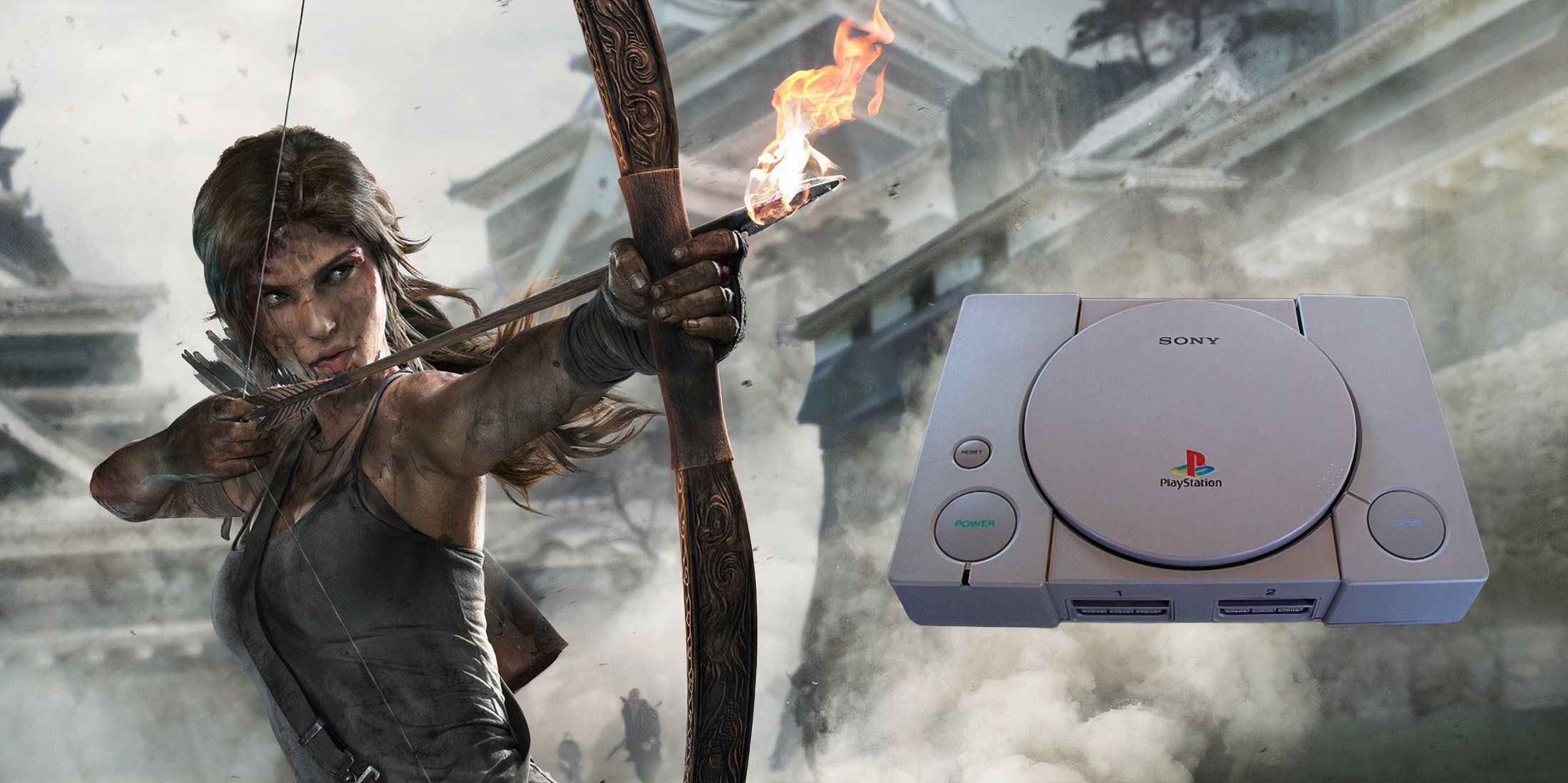 PlayStation Fan Makes Custom Tomb Raider-Themed PS1