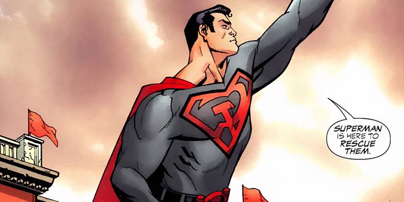 Superman Red Son Flying
