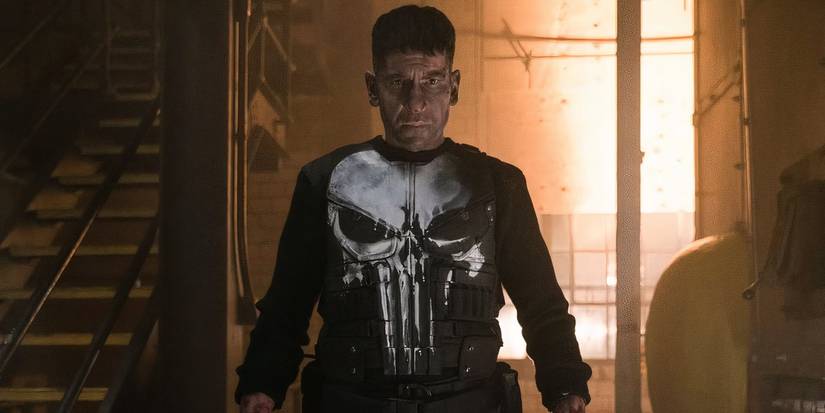 Frank Castle wearing his suit in The Punisher
