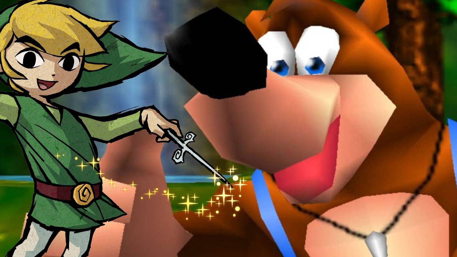 A modder has created a crossover between Banjo Kazooie and the Legend of Zelda: The Wind Waker
