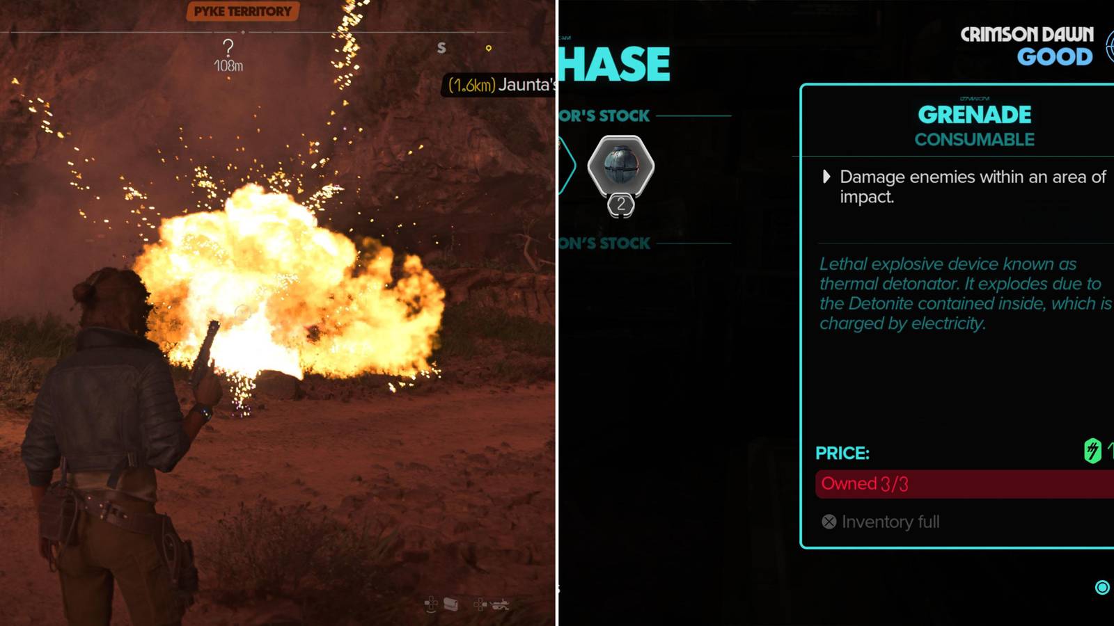 A Grenade Blowing Up & Being Purchased By A Smuggler