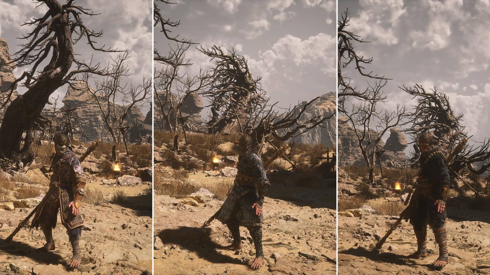 The Player Wearing Three Early-Game Armor Sets