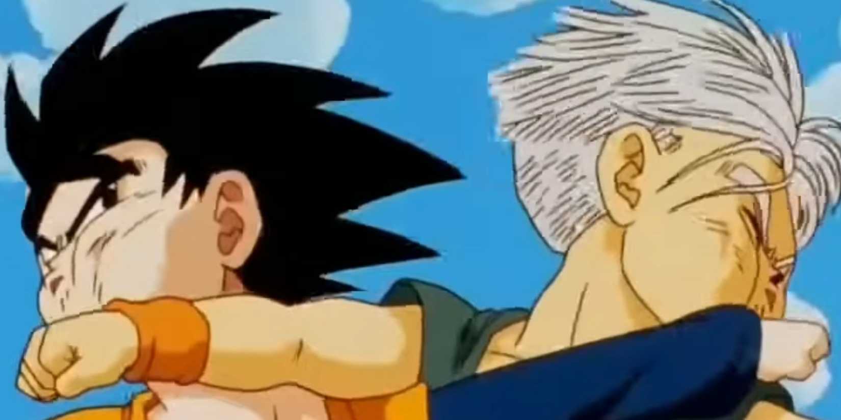 Goten and trunks on the 25th World MArtial Arts Tournament in Dragon Ball Z