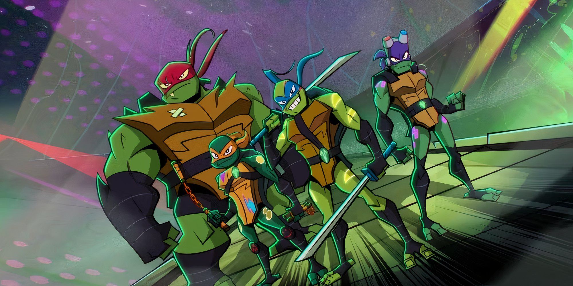 Raphael, donatello, Leonardo and Michelangelo