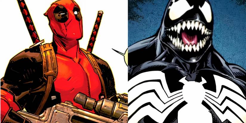 Deadpool (left) Venom (right)