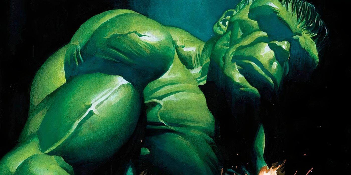 The Immortal Hulk looking down