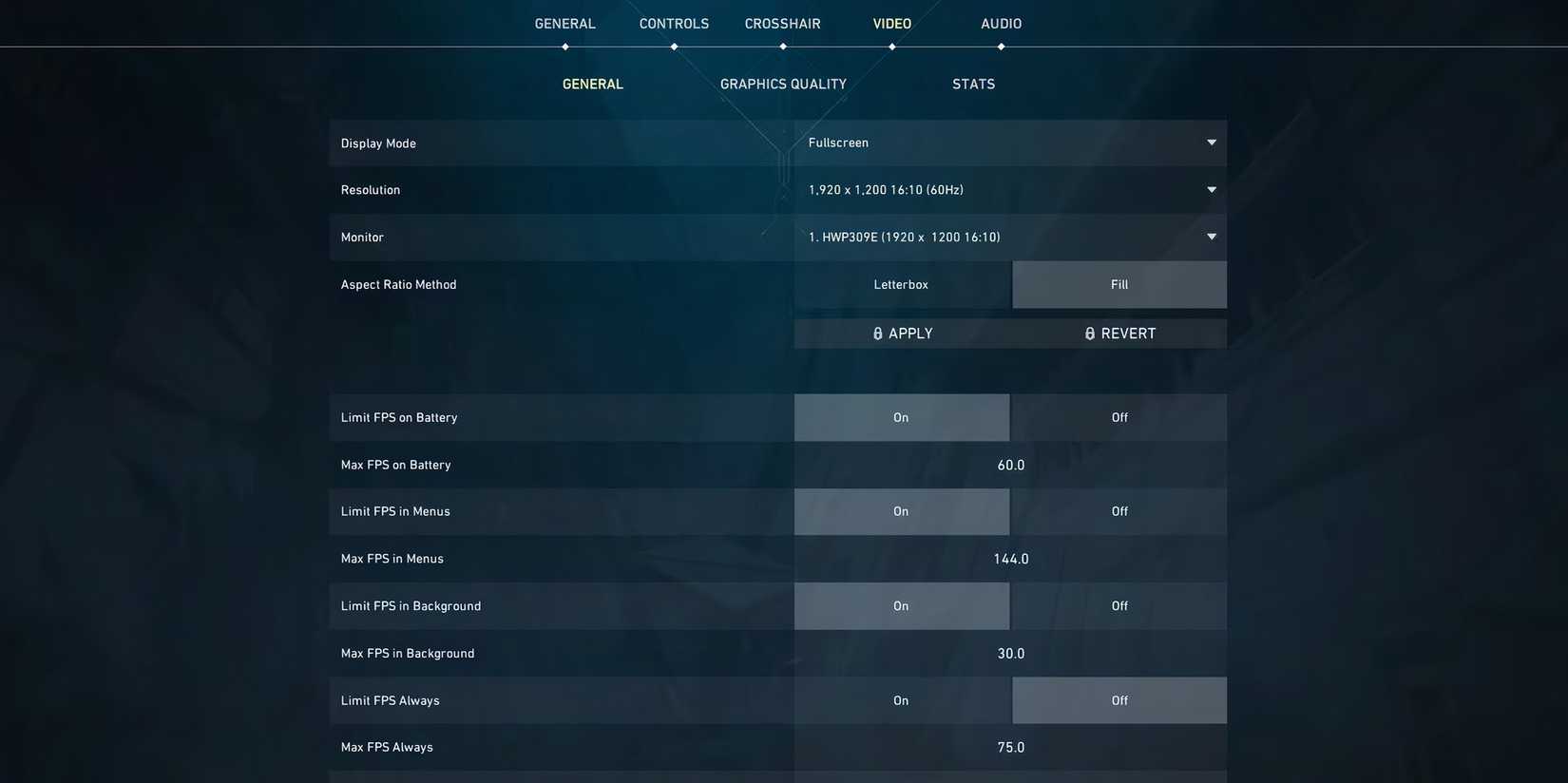 Valorant Settings game