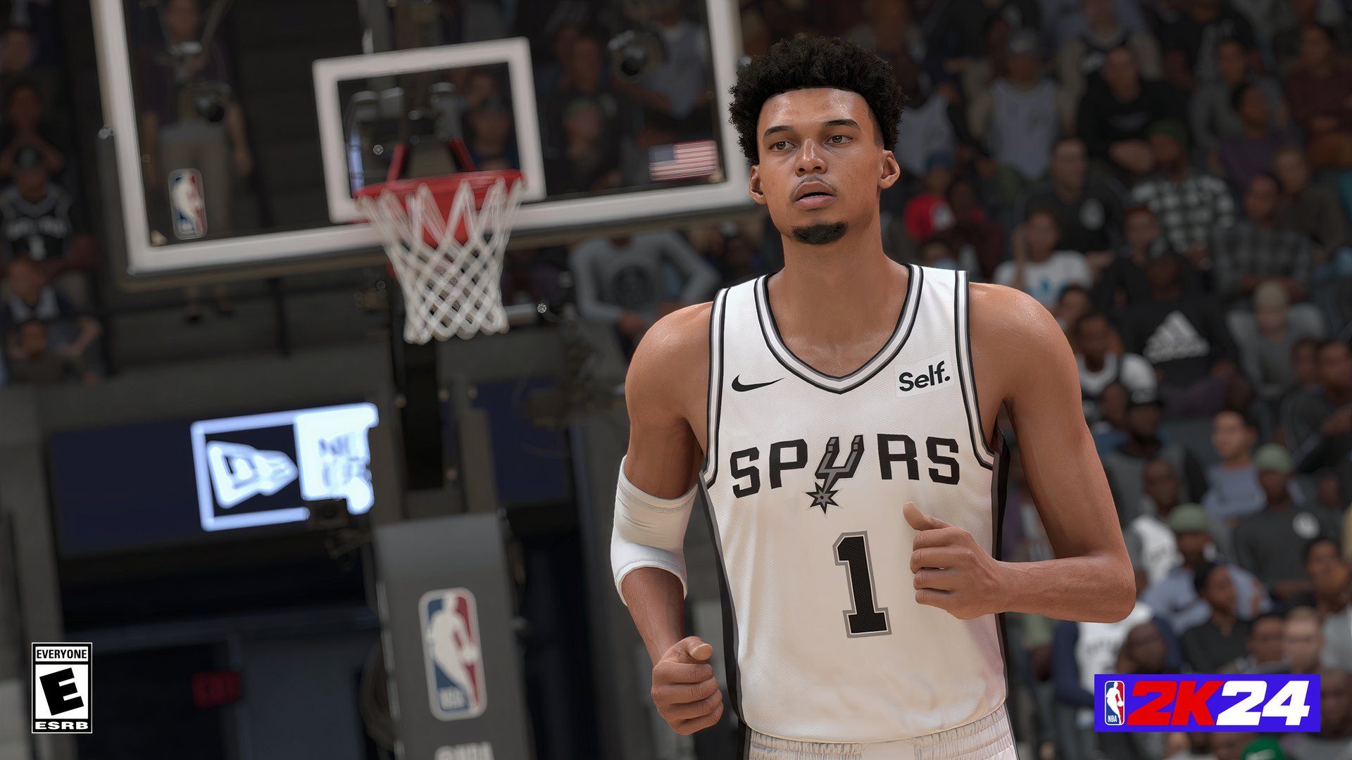 Victor Wembanyama of the Spurs in NBA 2K