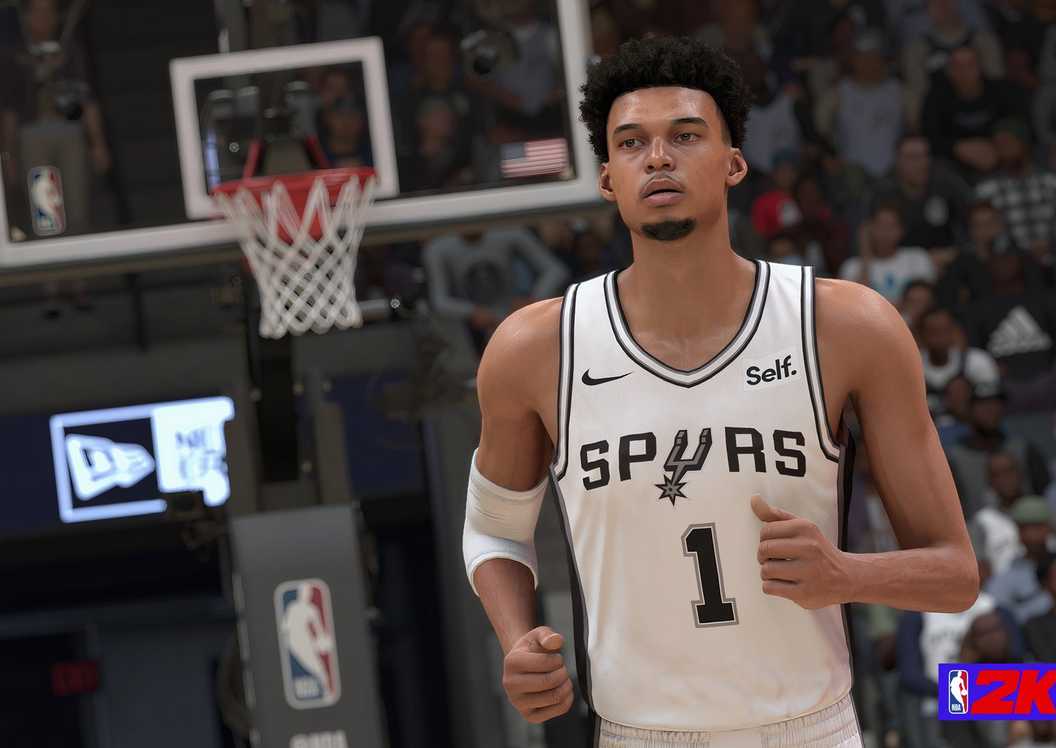 Victor Wembanyama of the Spurs in NBA 2K