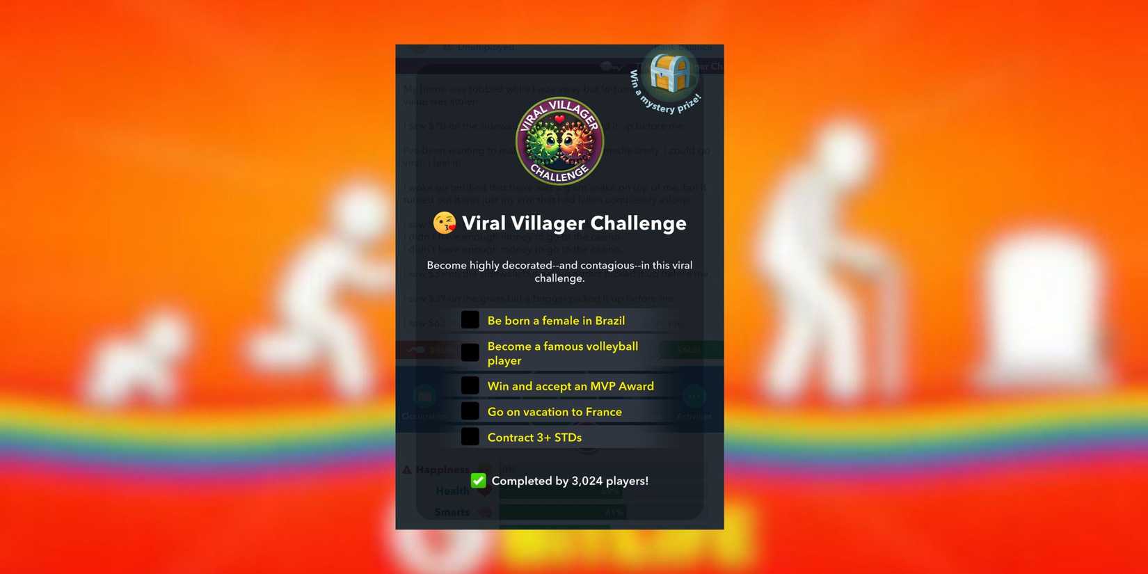 viral villager bitlife