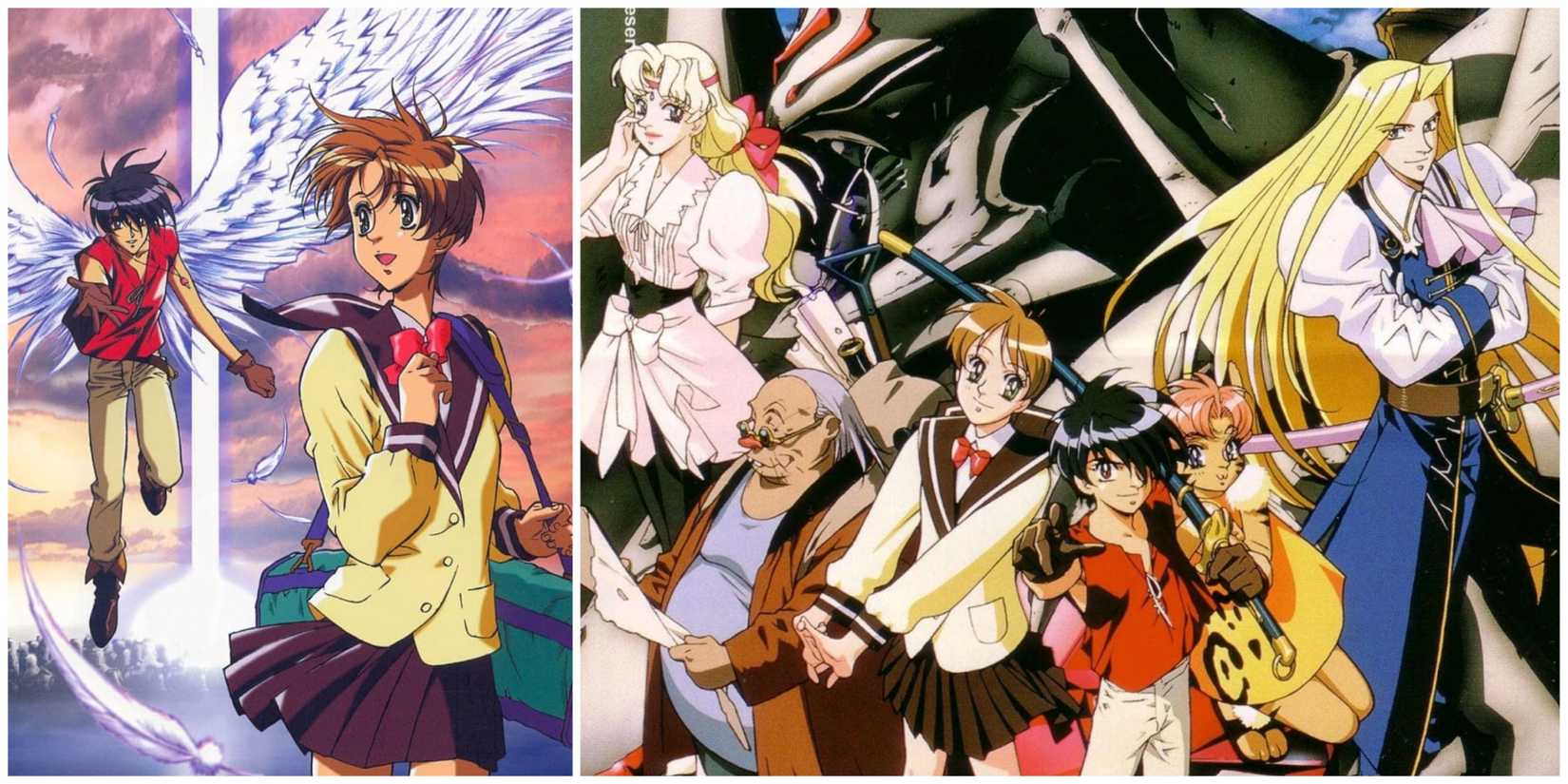 images from the anime Visions of Escaflowne