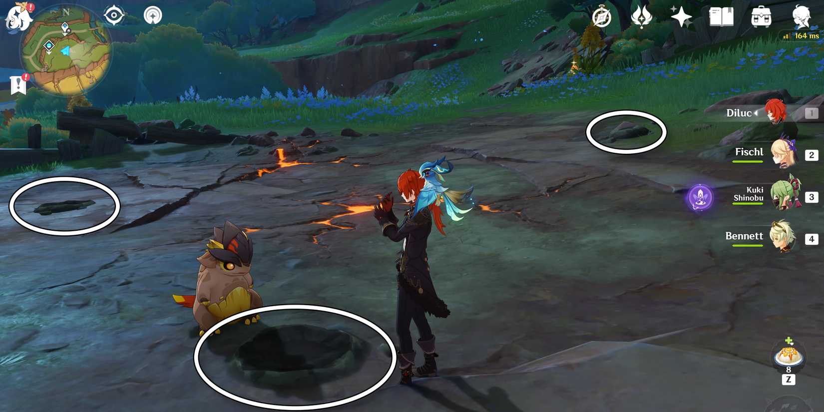 Waiting For Seeds To Sprout Quest guide dig with saurian genshin impact