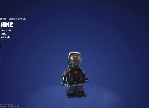 War Machine Skin Fortnite's Chapter 5 Season 4 Battle Pass Skins