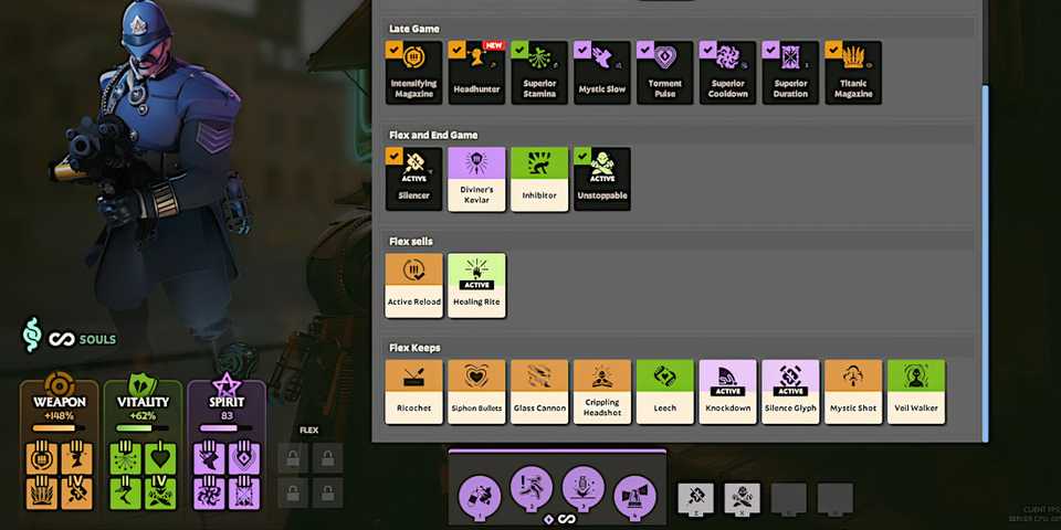 Warden build page 2 in Deadlock