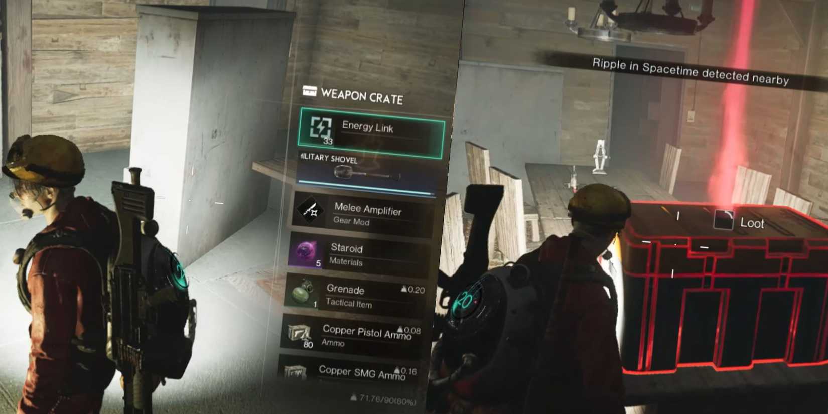 Weapon and Mystical Crates in Sutherland Family Orchard In Once Human