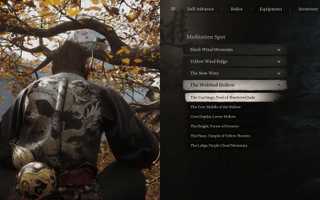 Black Myth Wukong: All Yellow Wind Ridge Meditation Spots