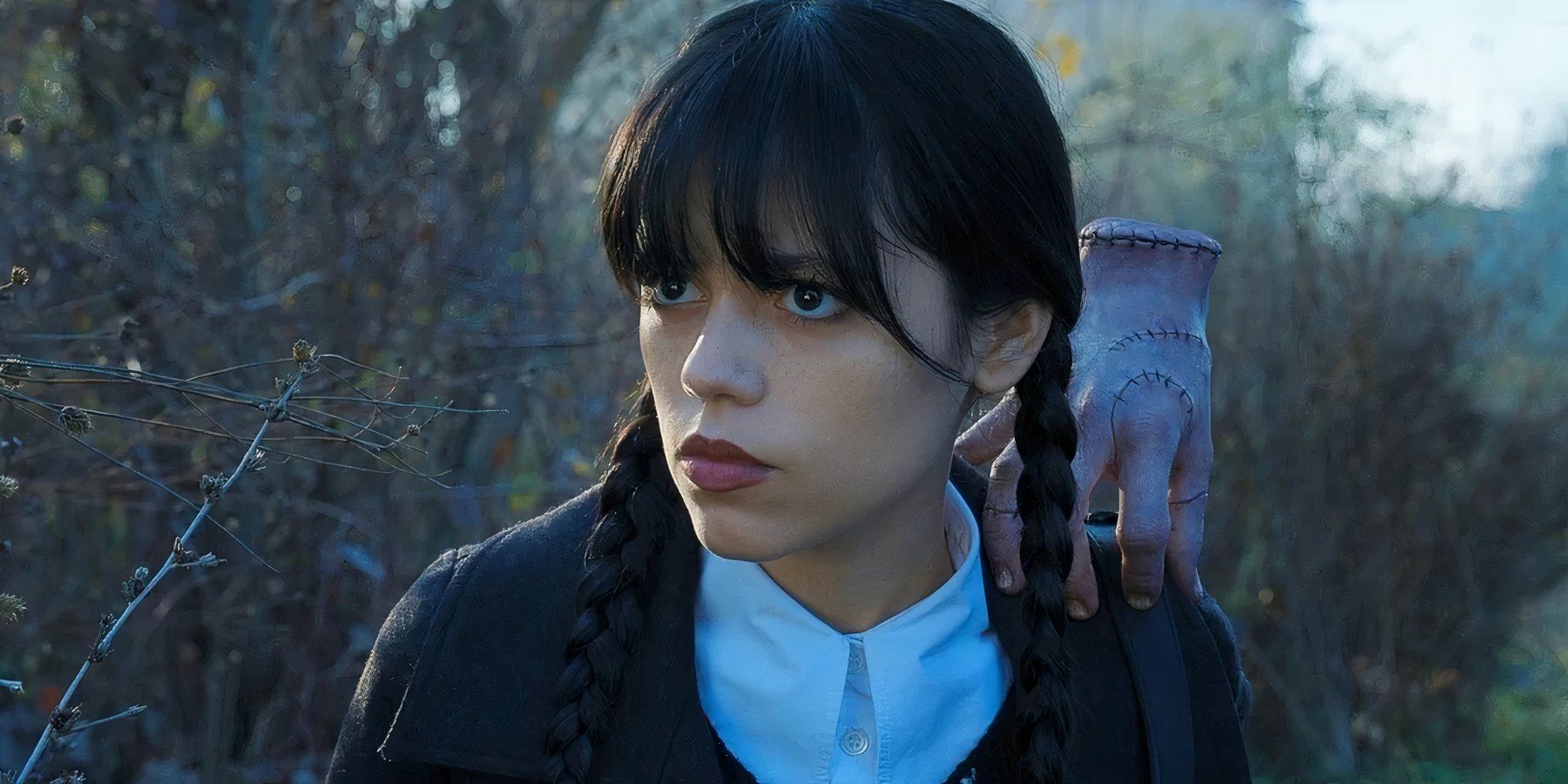 Jenna Ortega as Wednesday Addams in Wednesday