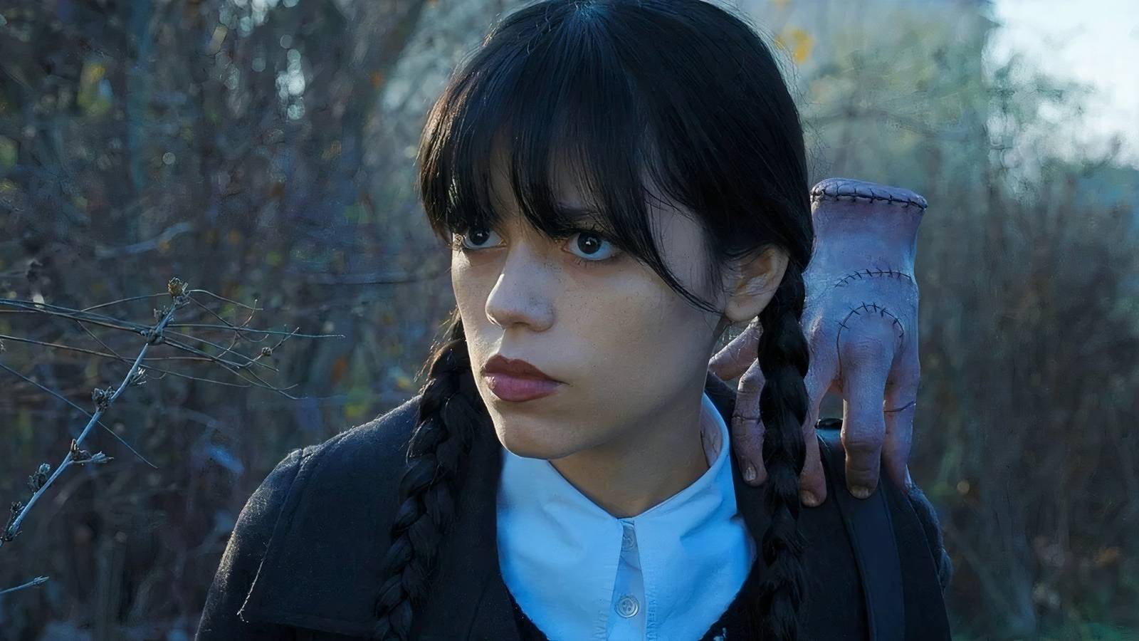 Jenna Ortega as Wednesday Addams in the Netflix series Wednesday