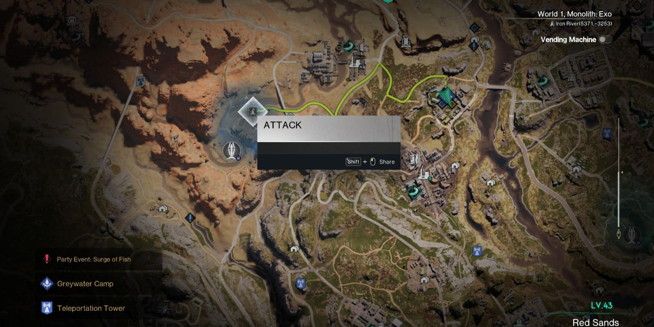 What Does the Attack Map Icon Mean in Once Human?