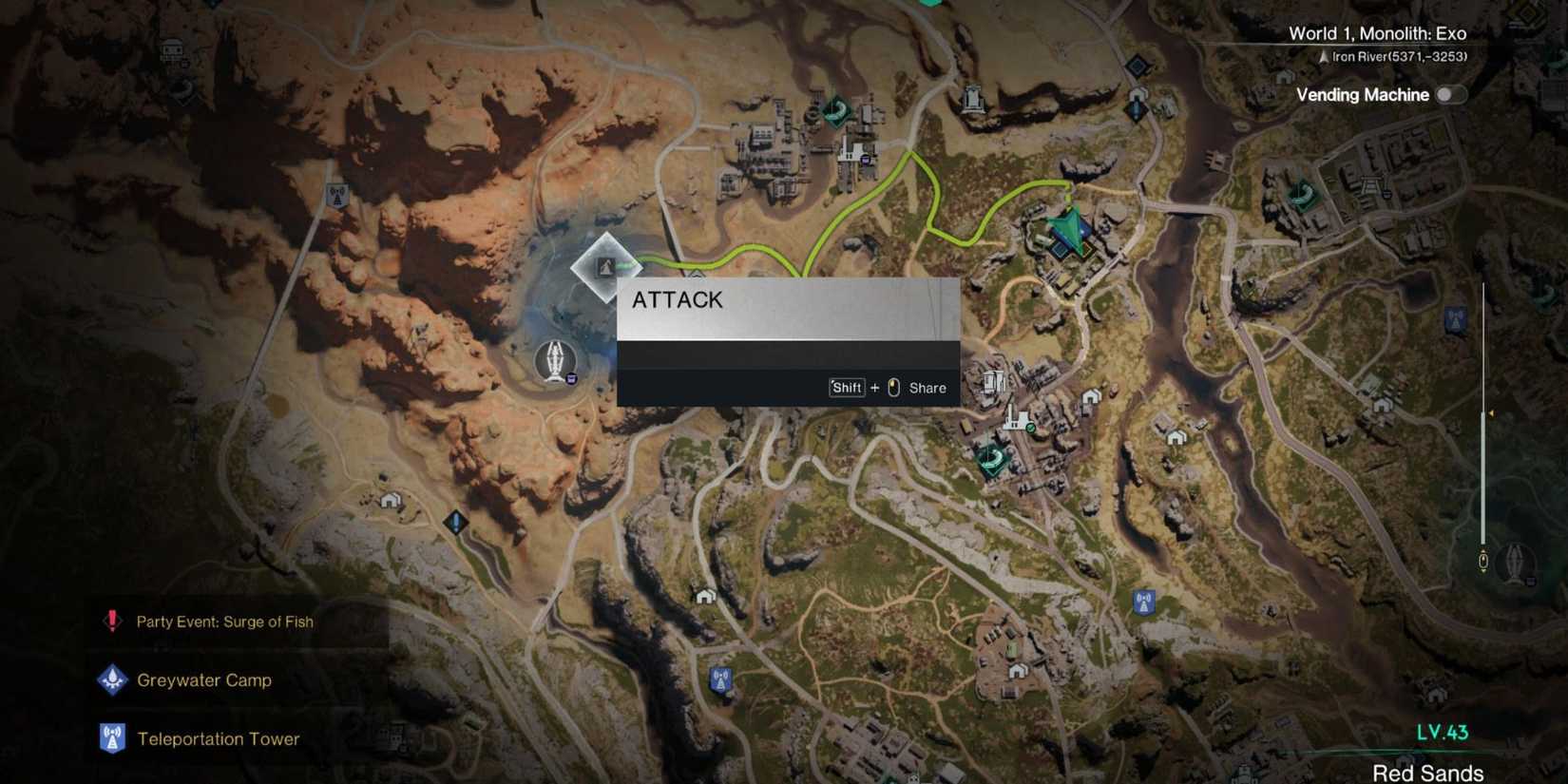 What Does The Attack Icon on Map Mean