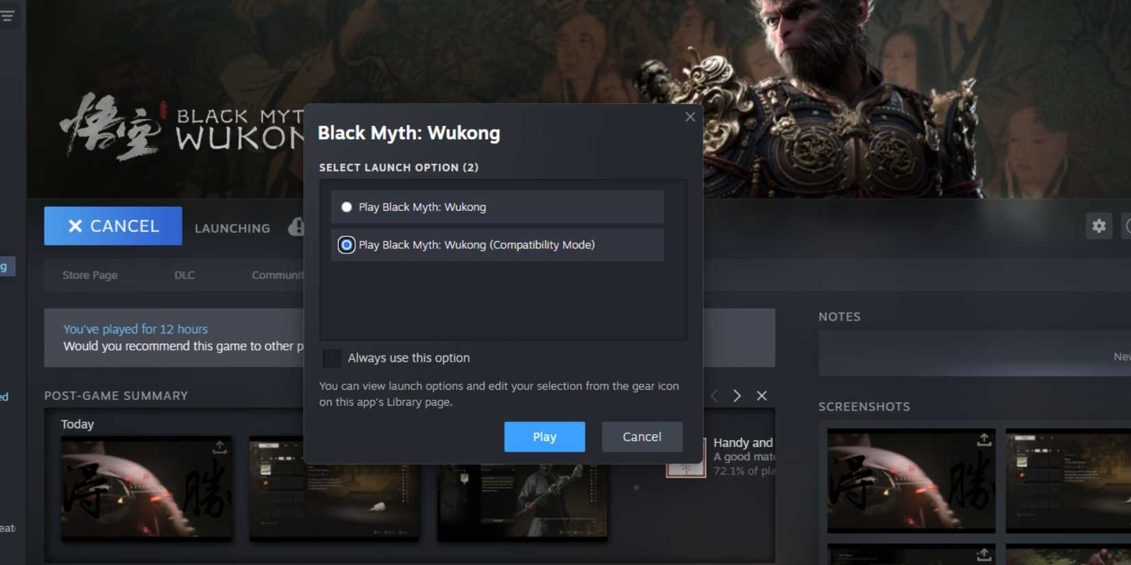 What Is Compatibility Mode in Black Myth Wukong