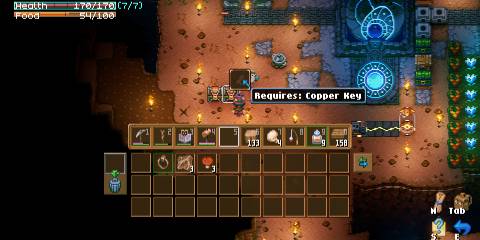 Where to use copper key in core keeper