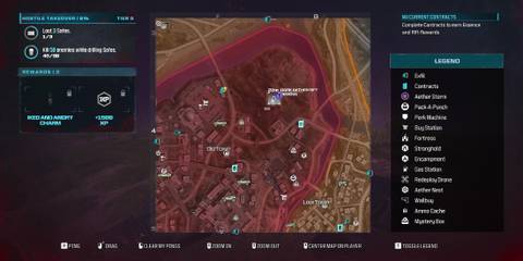 Screenshot showcasing where to use the Drum in MWZombies 