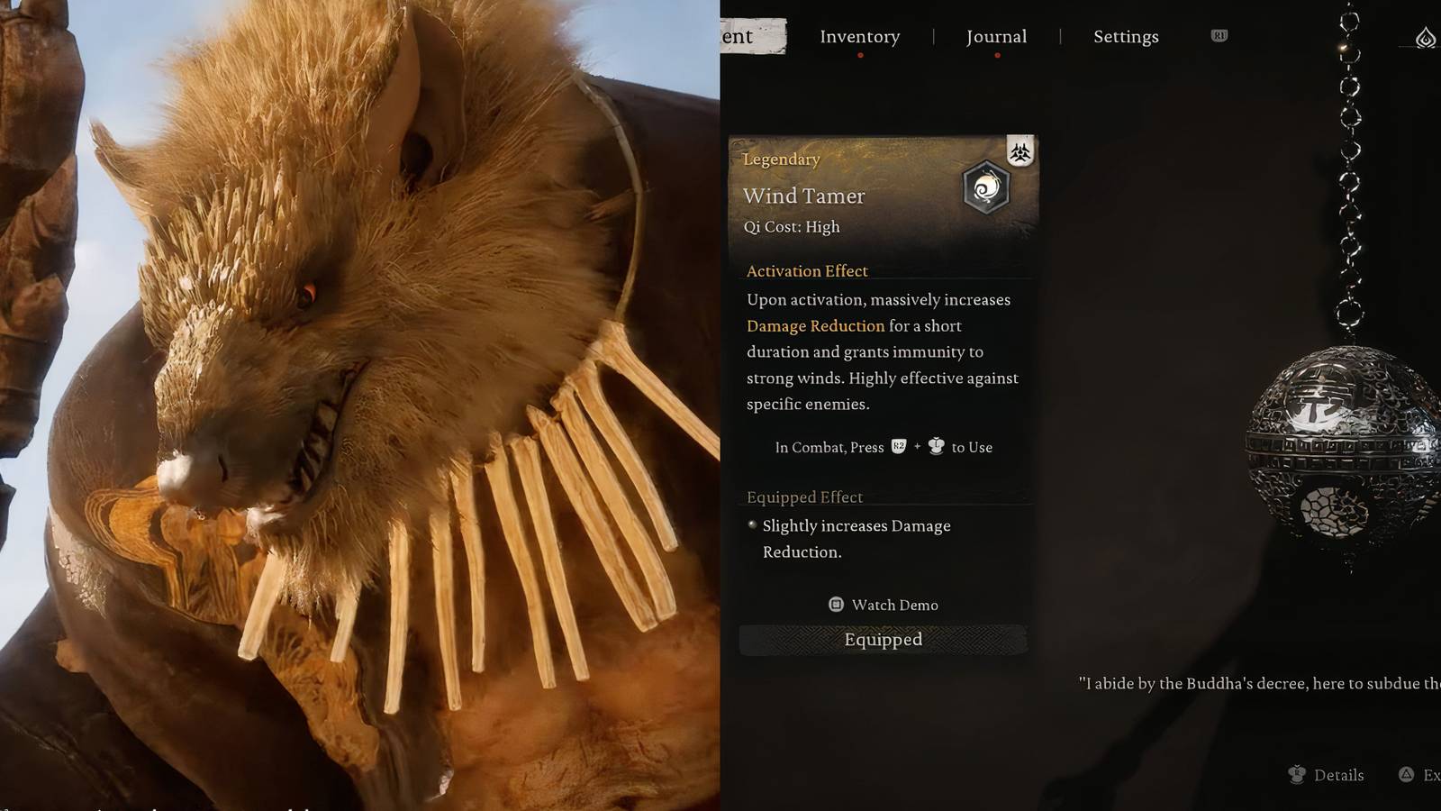 Wind Tamer Featured Image in Black Myth Wukong