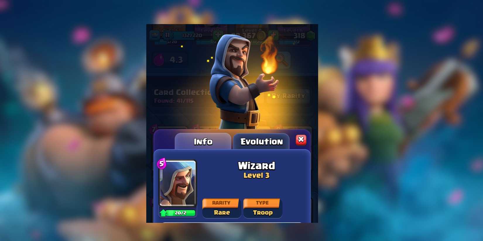 wizard clash royale