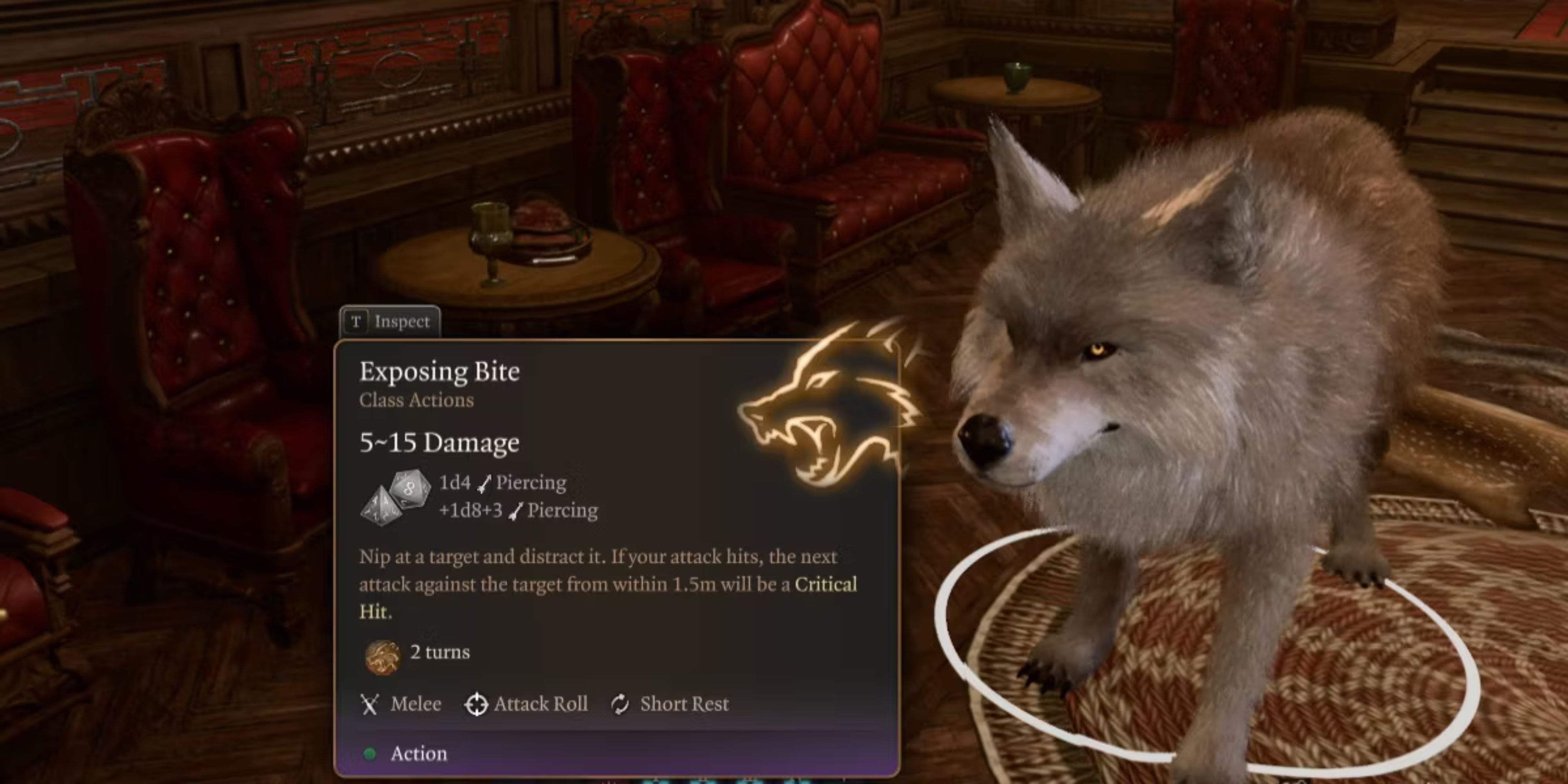 Wolf in Baldurs Gate 3