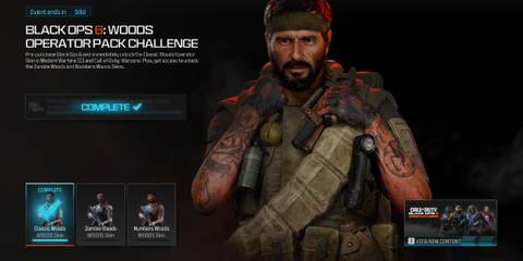 Screenshot showcasing the Woods Operator Pack in Modern Warfare 3 