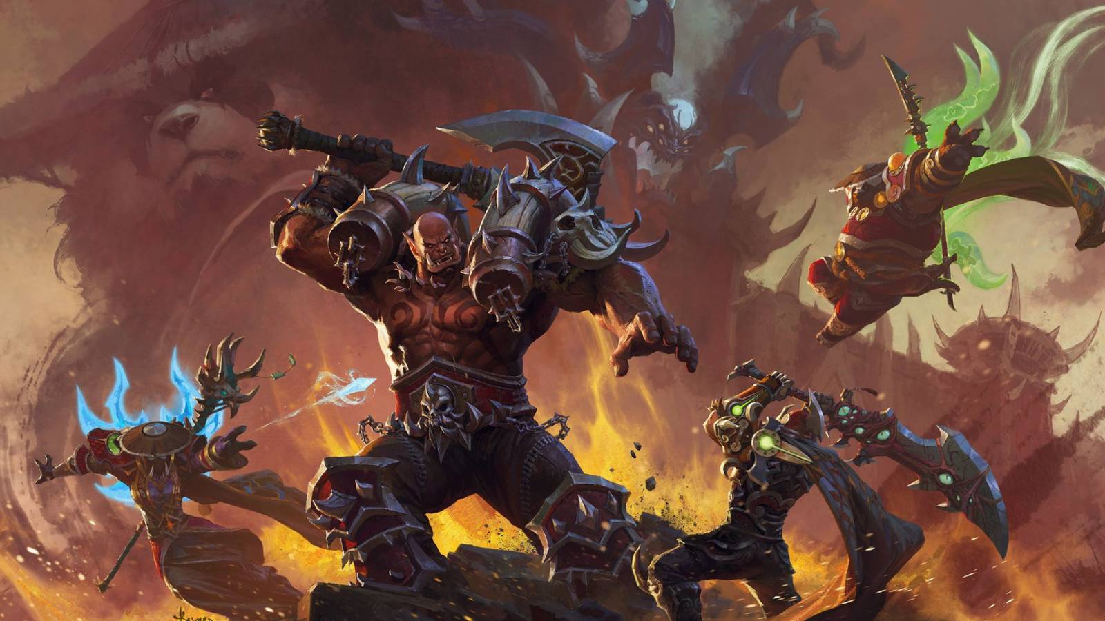 wow remix mop key art sha frowning chen